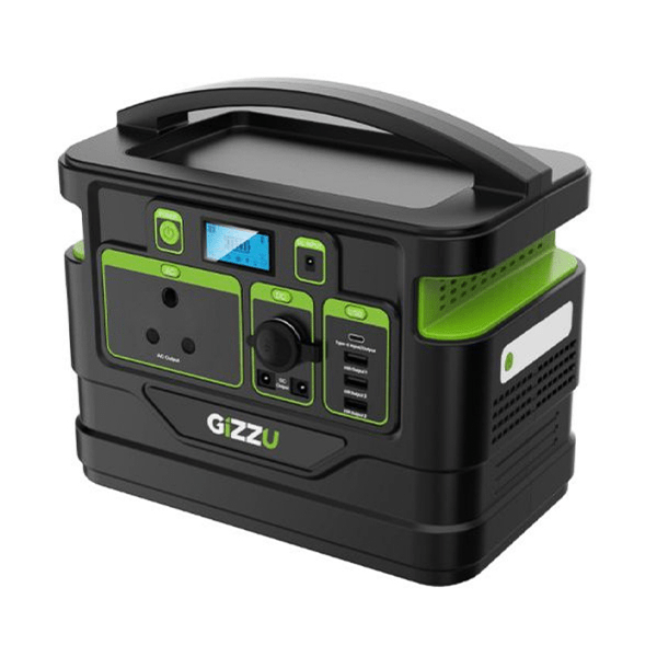 gizzu 300w 296wh portable power station 1x 3 prong sa plug point